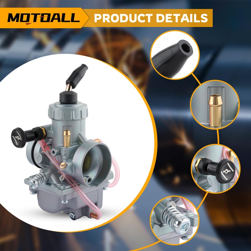 MOTOALL Carburetor for Polaris Trail Boss 250 2x4 4x4 1985-1999 - Image 4